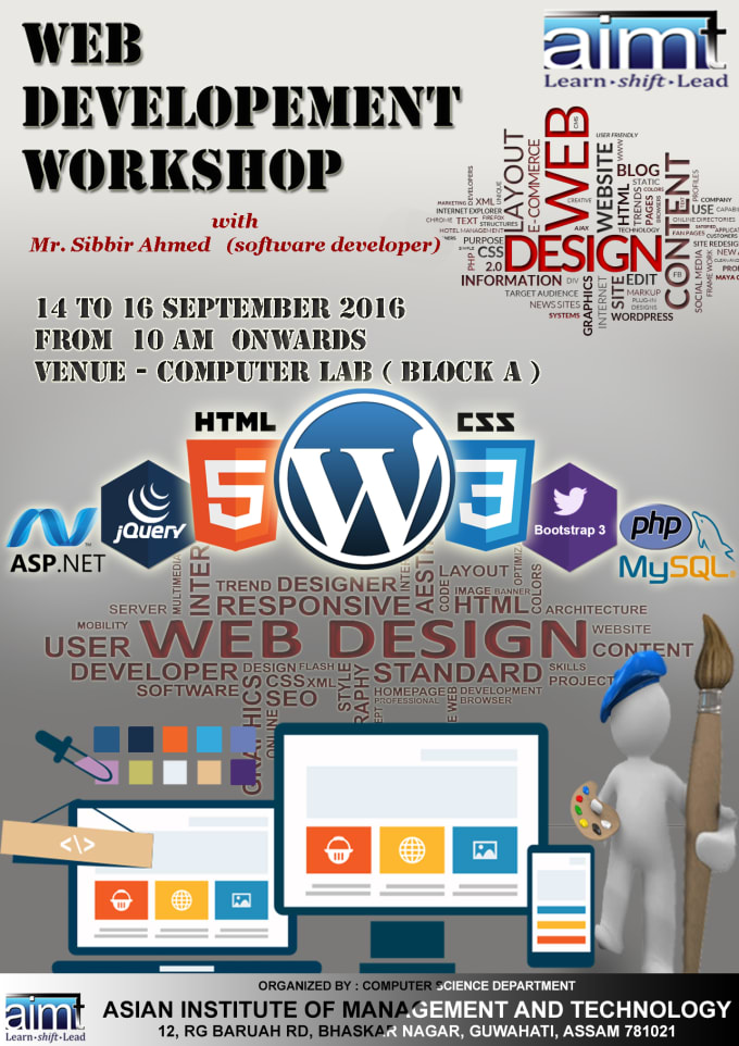 I will design posters for any events