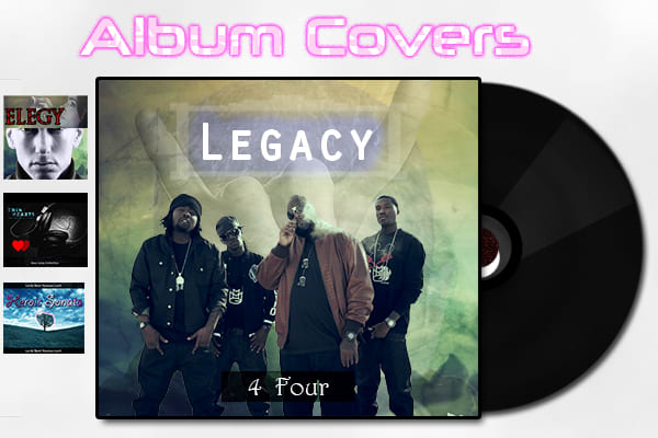 I will design pro style album covers