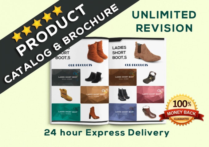 I will design product magazine or brochure for your service