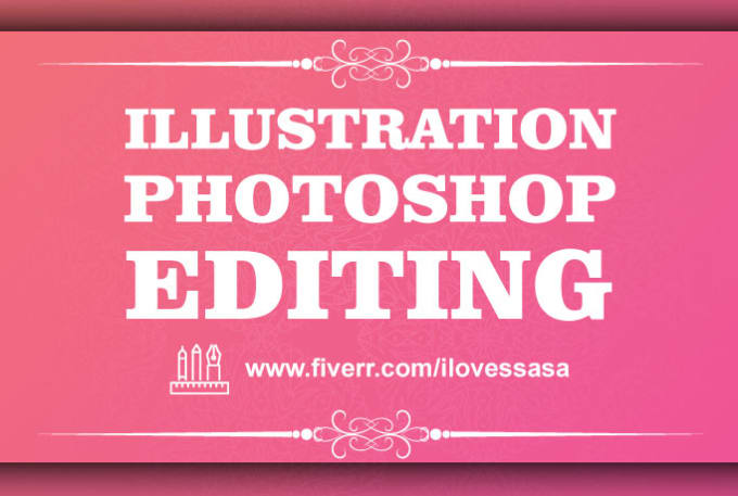 I will design professionally  illustration and photoshop editing