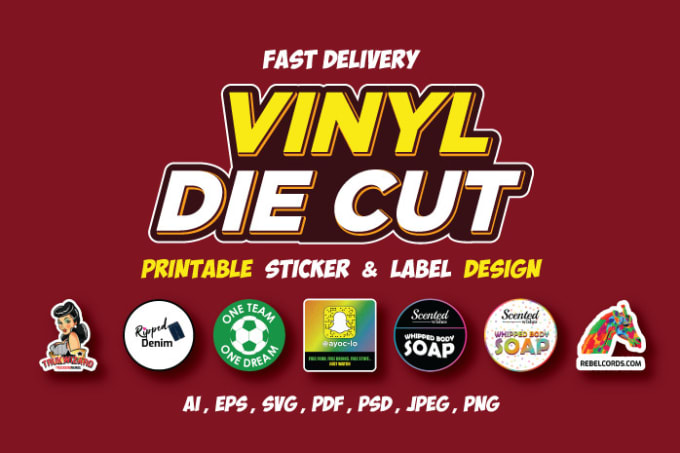 I will design sticker, label, patch, badge logo