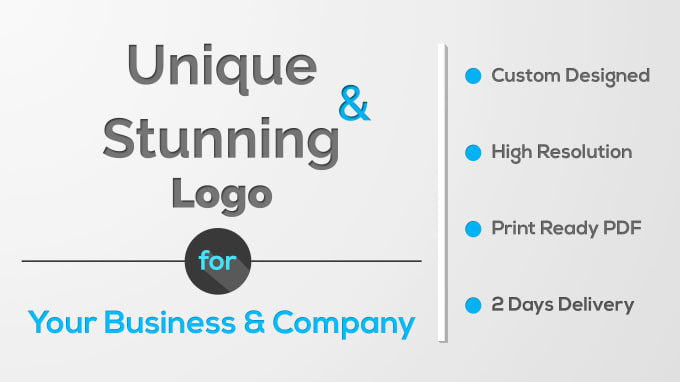 I will design unique and  stunning logo