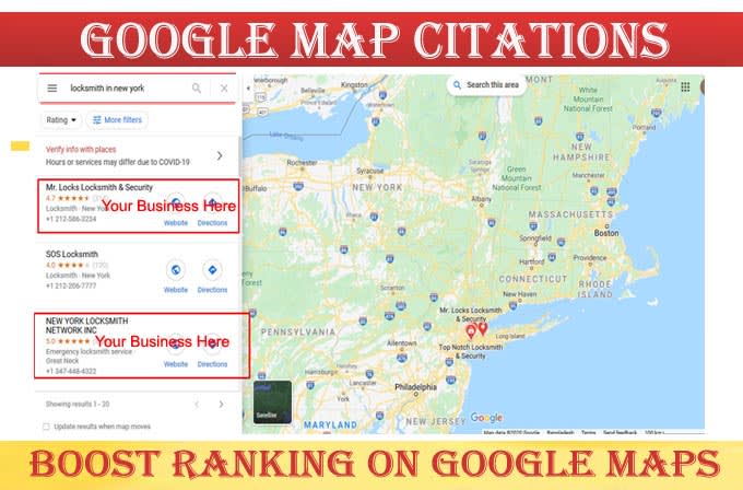 I will do 1000 google map citations with local listings