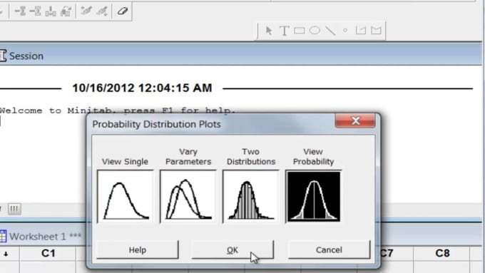 I will do any analysis in Minitab