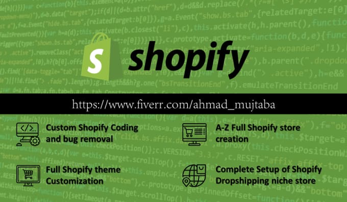 I will do custom shopify coding and fix any shopify bug