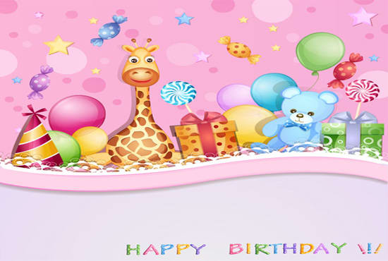 I will do design birthday card