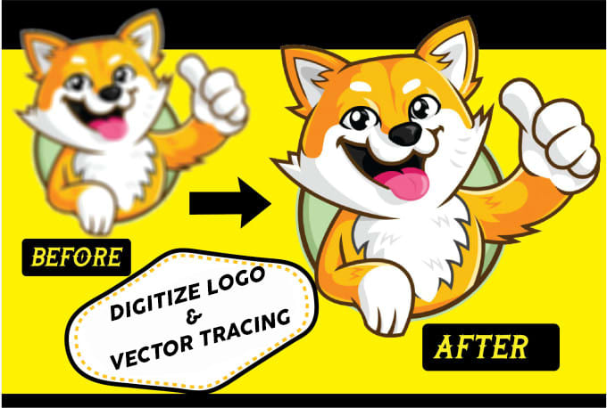 I will do digitize logo and vector tracing within 24 hours