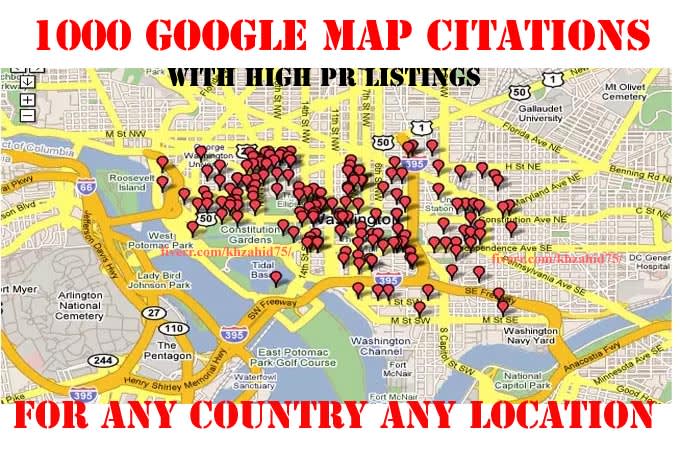 I will do local listings with 1000 google map citations