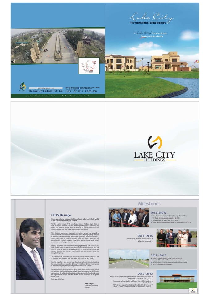 I will do modern corporate brochures