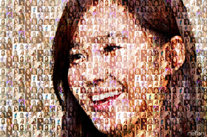 I will do mosaic photo on photoshop