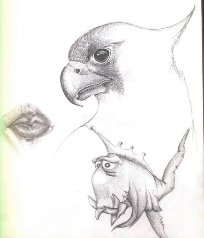 I will do pencil sketch of cartoon, portrait, story boarding,