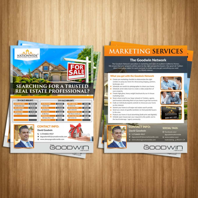 I will do real estate  flyer, brochure, poster, postcard