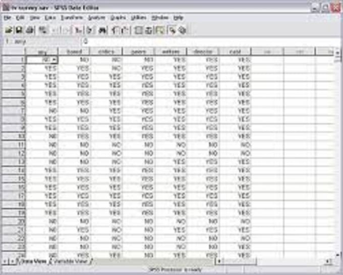 I will do statistical analysis and drawing graphs