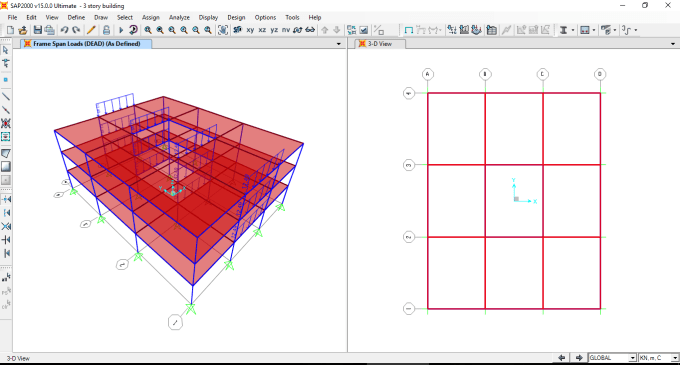 I will do structural analysis by SAP2000