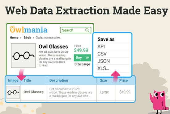 I will do web scraping professionally