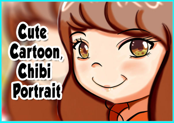 I will draw a cute cartoon character