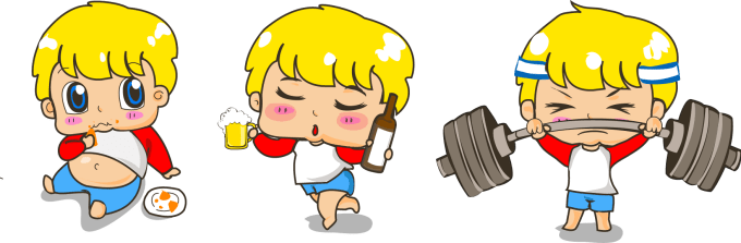 I will draw adorably cute and kawaii vector clip art
