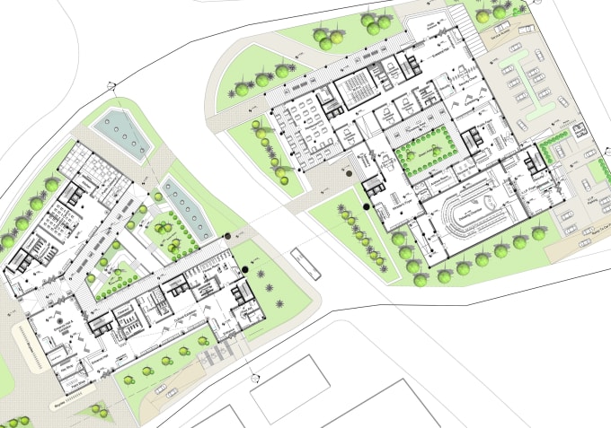 I will draw presentation quality architectural floor plans