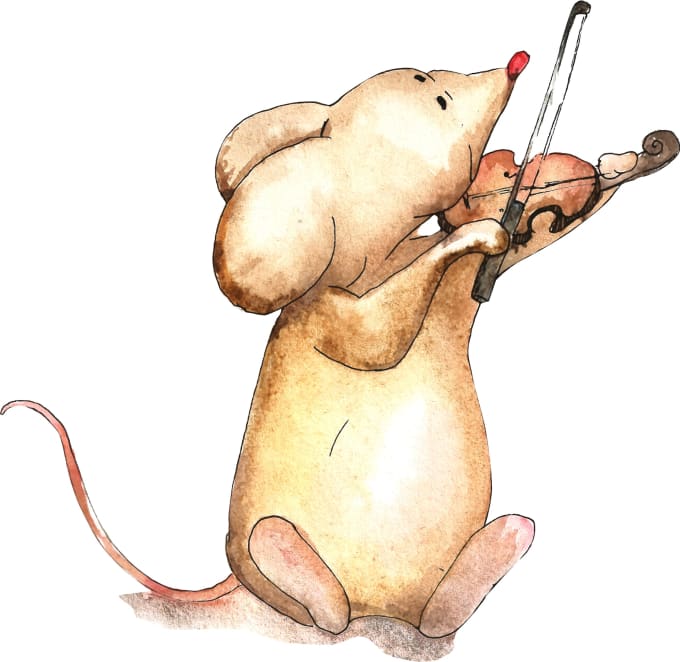 I will draw you cute animal illustration