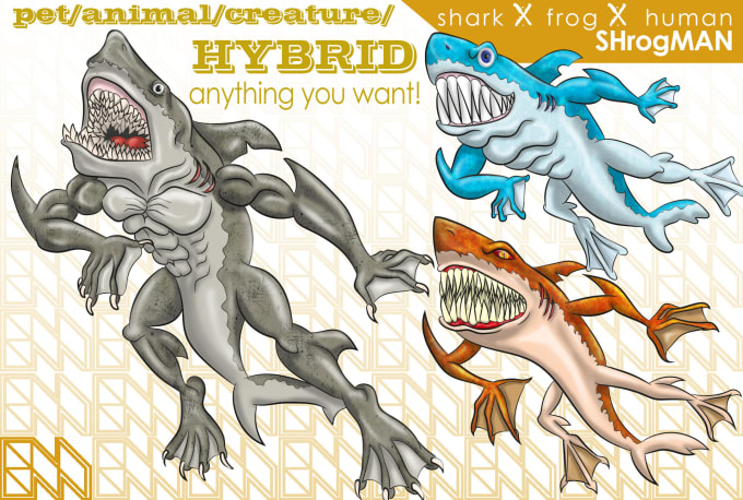I will draw your pet, animal or custom hybrid creature you want