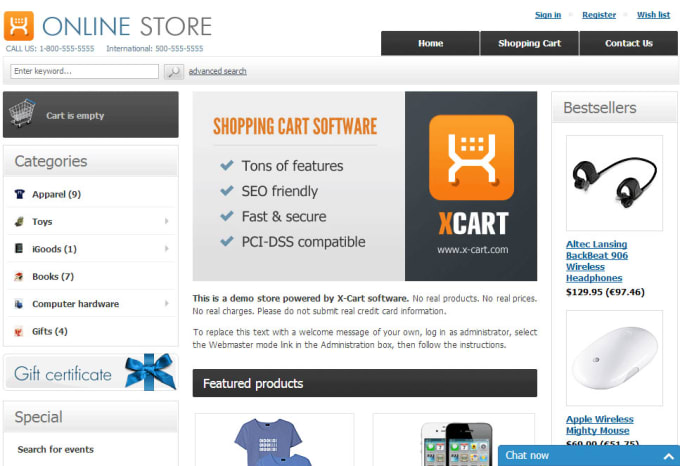 I will help you with your XCart shop