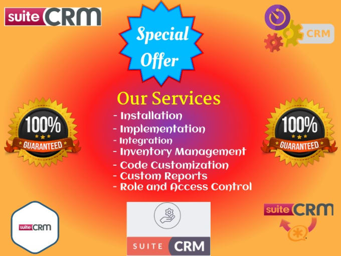 I will install and customize suitecrm and sugarcrm