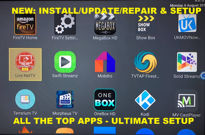 I will install multiple apps on a amazon firestick or android box