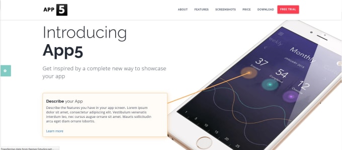I will make a creative landing page