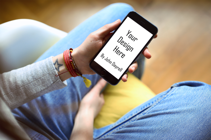 I will make any app mockup on iPhone 6 screen