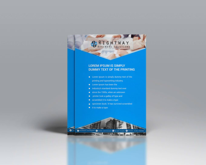 I will make beautiful flyers, brochure