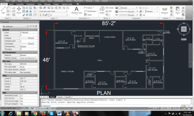 I will make civil drawings in auto cad in 2d 3d views
