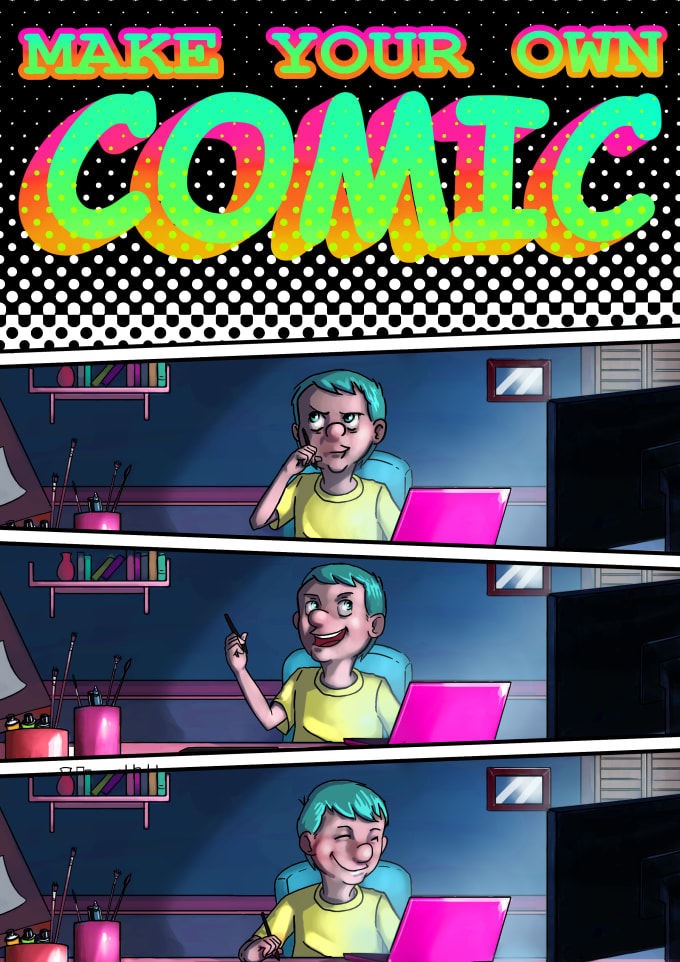 I will make comicbook in any style