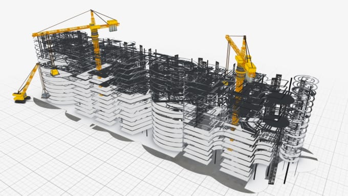 I will make construction company logo buildup animation