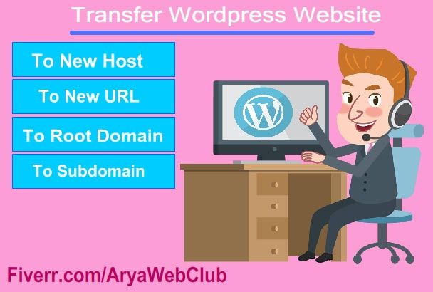 I will migrate host or domain of wordpress website
