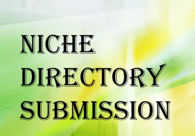 I will niche directory submissions manually