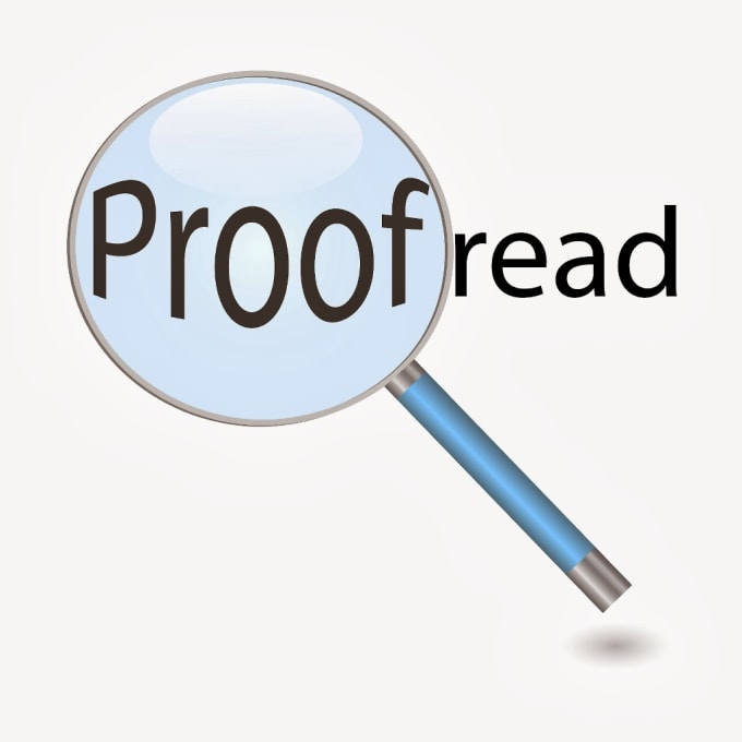 I will proofread your content for spellings and grammer check