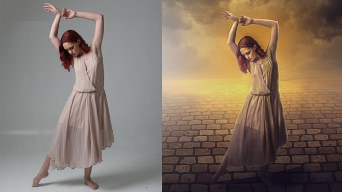 I will remove background image using Adobe Photoshop