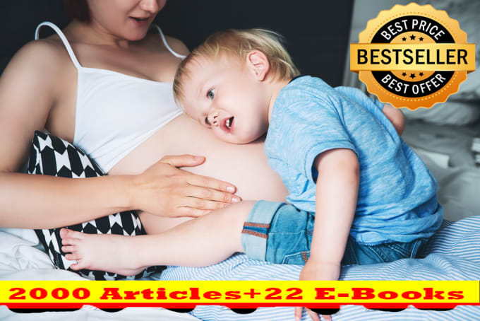 I will send 2000 plr articles and 22 ebooks on baby care pregnancy