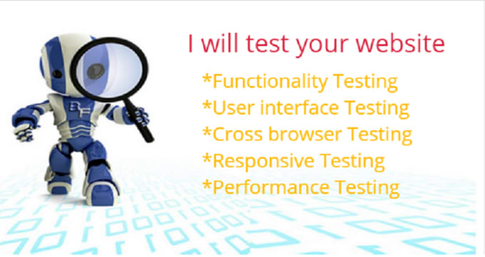 I will test your website, app and provide a bug report