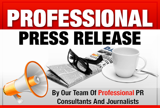 I will write a professional press release