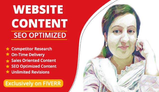 I will write complete website content SEO optimized