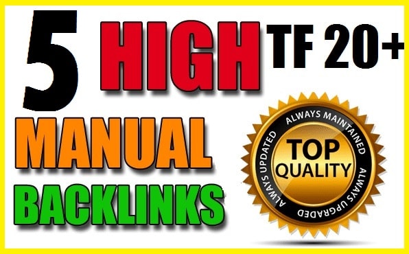 I will build 5 permanent pbn links tf20
