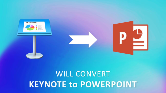 I will convert keynote to powerpoint template