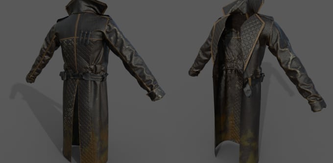 I will create 3d clothes and garments either for games or rendering