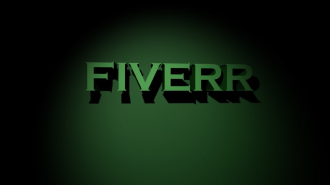 I will create a custom 3d animated text intro
