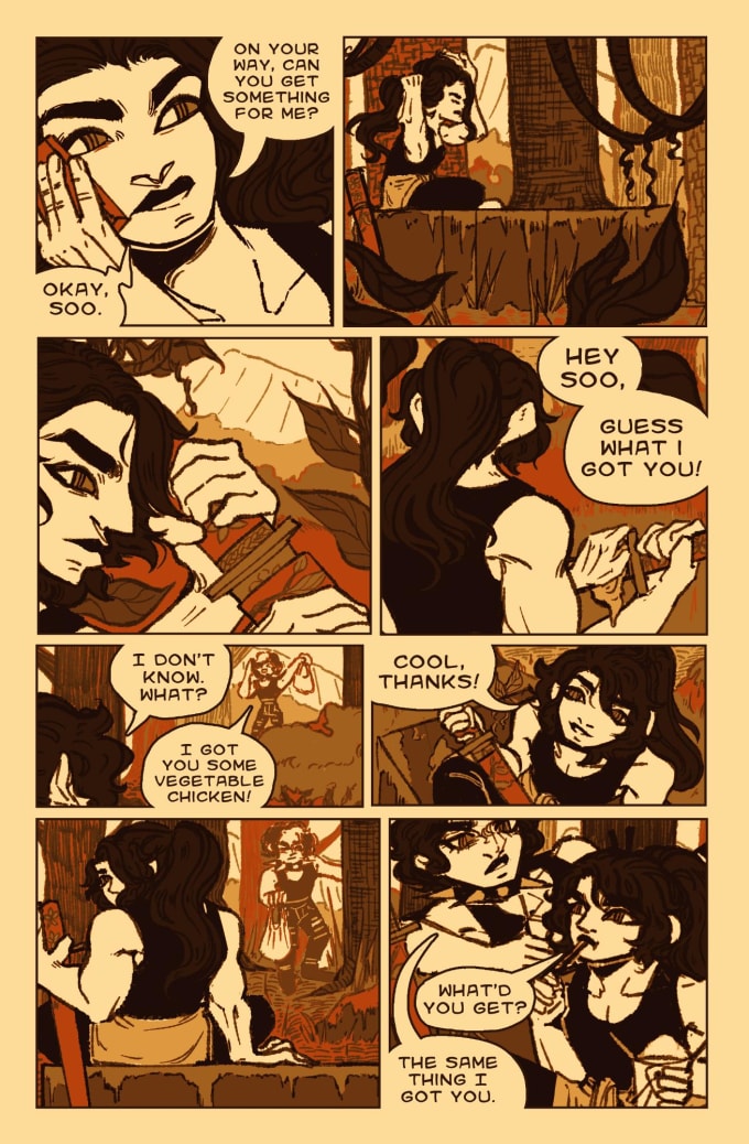 I will create a simple comic