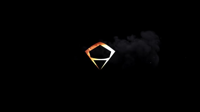 I will create a stunning fire reveal intro animation