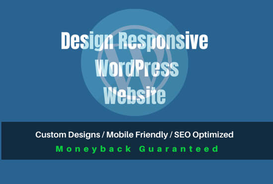 I will create wordpress website design, professional development