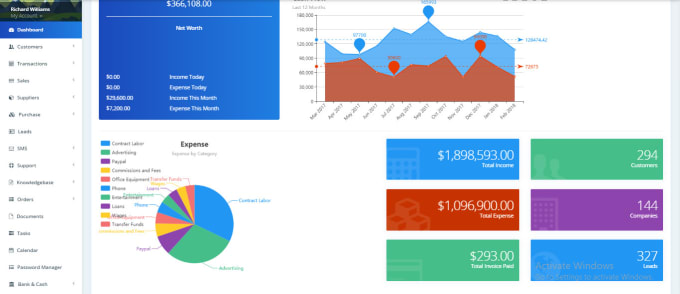 I will crm accountting and billing