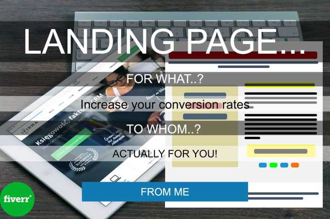 I will design attractive mobile friendly landing pages